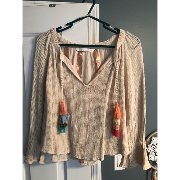 Summery top with rainbow tassels - Picture 2 of 5